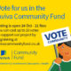 Aviva community fund vote